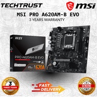 [ MSI PRO A620AM-B EVO ] DDR5 AM5 GAMING MOTHERBOARD COMBO WITH PROCESSORS