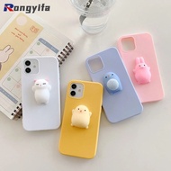 3D Decompression Animal Casing For Huawei Nova 10 SE 5T Y61 Y70 Plus Y7 Pro Y6 Pro 2019 Y9 2019 Y9 2018 Phone Case Cute Cartoon Duck Rabbit Bear Soft TPU Cases Back Cover