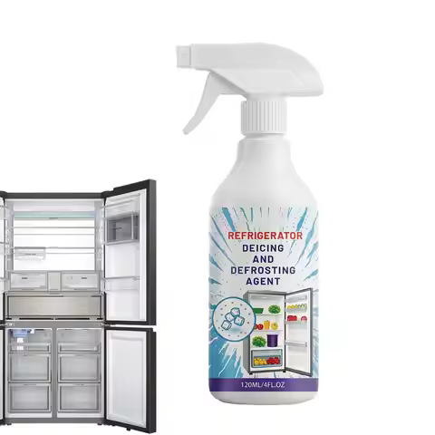 Freezer Frost Remover 120ml Fridge Freezer Defrosting Spray Ice Removal Spray Quickly Removes Ice Bu