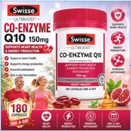 Swisse Ultiboost Co-Enzyme Q10 150mg Supports Heart Health & Energy Production 180 Capsules m3w0b94b