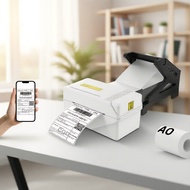 USB & Bluetooth Thermal Printer For Order/Bill Printing, A7 (75*100) Sticker Shipping Label Barcode,