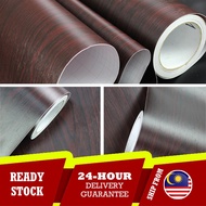 [30CM*2.0M] Wood Grain Series PVC Self Adhesive Decor Wallpaper Waterproof Furniture House Sticker