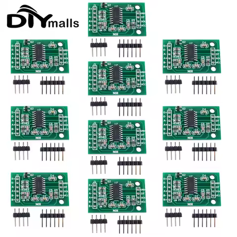 10PCS HX711 Ad Moudle Weighing Pressure Sensor Dual-Channel 24 Bit Precision Load Cell Amplifier Gre