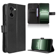 Fashion Diamond Flip Cover for OnePlus Nord CE5 5G Wallet Case Lanyard PU Leather Casing Card Slots