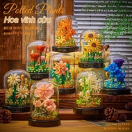 Flower flower puzzle gift never fades Easy assembly Suitable for decoration Meaningful giftPiece