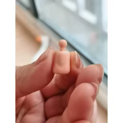 1/12 Scale Soldier Neck Link Model for 6" MEZCO Action Figures Body Head Carving Accessories