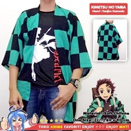 Haori Anime - Loose Kimono Kimetsu no Yaiba - Kamado Tanjiro Style