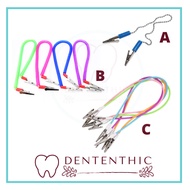 Clip Dental Bib Coil Chain Bib Clip/ Polybib Rope/