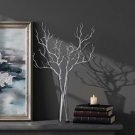 Artificial Seagrass Branches, Dark Academia Decor for Christmas & Halloween, Vintage Fake Twigs for 