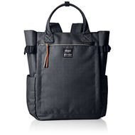 anello 杢調聚酯帆布 10口袋2WAY手提斜背包 AT-C1225 深藍色