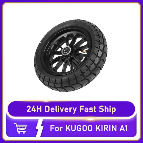 10x2.75-6.5 Wheel Hub Rear Wheel Assembly for KUGOO KIRIN A1 Kukirin A1 Electric Scooter Wheel Hub T