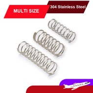 SUS304 Compression Springs d0.7mm * OD4-12mm Anti-Rust Industrial Spring 【第二批链接】