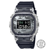 Casio G-Shock DW-5600SKC-1 Camouflage Dial Black Resin Band Translucent Bezel Gents Sports Digital Watch dw-5600 dw5600