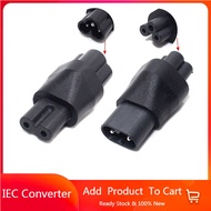 IEC 320 C6 to C7, C8 to C5 Male to Female Connector Chassis Server Conversion Plug 3Pin to 2Pin Powe