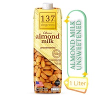 137 Degrees Almond Milk Unsweetened {Halal Certified} 1Liter