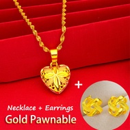 18K Saudi Gold Pawnable Necklace for Woman Fashion for Women Jewelry for Women