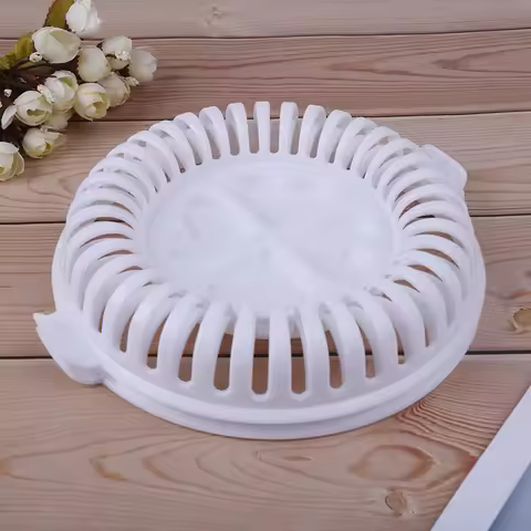 Microwave Oven Fat Potato Chips Maker Apple Fruit Potato Crisp Chip Slicer Snack Maker DIY Set Tray 