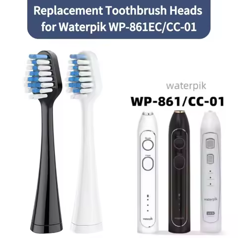 Replacement Toothbrush Heads for Waterpik WP-862/WP-861EC/CC-01/Complete Care 9.0/5.0 Electric Tooth