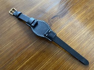 16mm 復古款 手工製皮革錶帶 Vintage style LEATHER STRAPS Bund strap for Rolex Tudor Seiko watch 香港本土製造 Made in 
