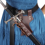 European Medieval Leather Tie Sword Cosplay Props Renaissance Age Sword with Sword Fixing Device Swo