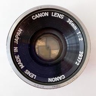 Canon 聯動測距 L39老鏡 35mm/2.0 品項佳
