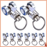 Drapery Metal Bearing Roller Curtains Tracks Pulley Adjustable Valet 8 Pcs dliyuanai