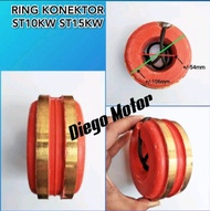 ST10 SLIP RING RING CONECTOR KONEKTOR CINCIN KUNINGAN DINAMO LISTRIK 15KW 10KW 15KW 10000WATT 15000