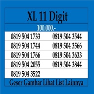 Nomor Cantik XL 11 Digit 4G LTE Bukan Simpati Indosat Axis Tri