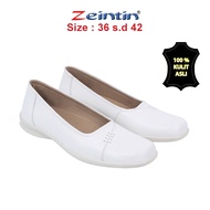 Zeintin - Women's Leather Shoes White Women's Loafers Formal Office Work Shoes BJ Nursing Shoes