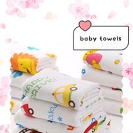100% cotton baby towel childcare towel 50*100cm