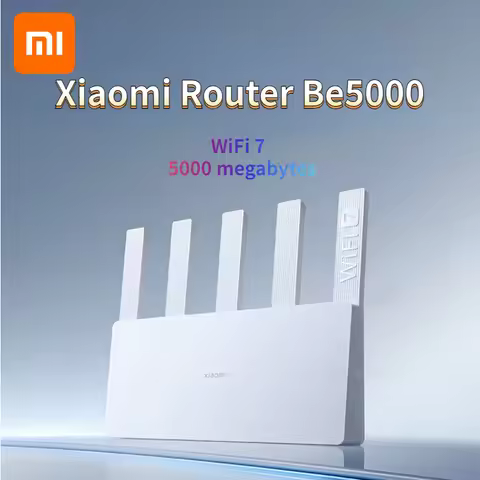 Xiaomi Router Be5000 WiFi 7 5011Mbps 2.5G Port Whole House LOT Intelligent Linkage Support Mesh Netw