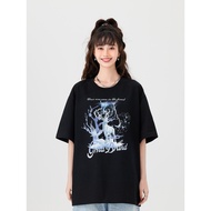 GRND SS23 Forest Elk Print Heavy Cotton T-Shirt - Unisex Casual Wear