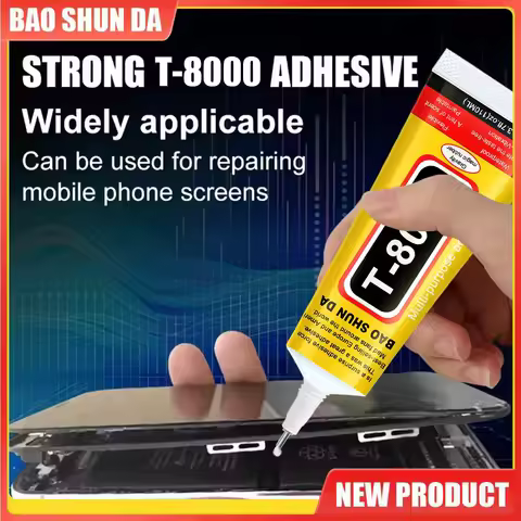 15/50/110ml T8000 Transparent Glue, Phone Repair Contact Adhesive, Fiber Electronic Component Contac