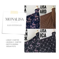 MONALISA FABRIC BY THE METER SIZE 2 - 3 METERS