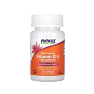 Vitamin D-3 High Potency 10000 IU 120 Softgels (Now Foods)