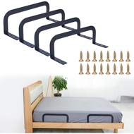 DICOSMETIC 4Pcs Mattress Retainer Bar Holder Steel Mattress Slide Stopper Keep Bed Pad Topper from S