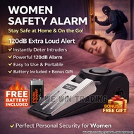 Safety Alarm for Women Safety Alarm Door Step Alarm Door Stop Alarm 120dB Keychain Alarm Security