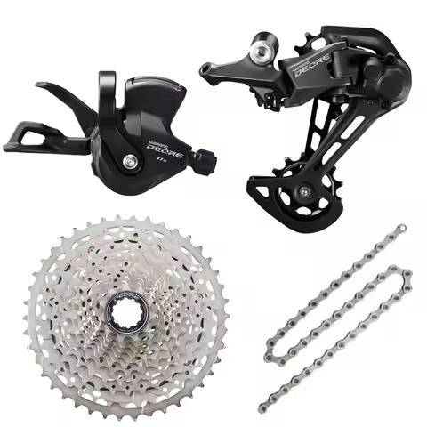 SHIMANO DEORE M5100 Groupset MTB Bike 1x11-Speed 11-42T 11-51T M5100 Shifter Rear Derailleur Cassett