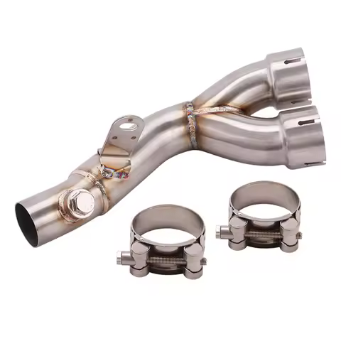 For 2006 - 2019 R6 Yamaha YZF R6 Exhaust Muffler link pipe R6 Muffler Pipe System YZF-R6 exhaust