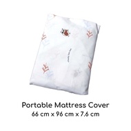 Cheeky Bon Bon Portable Mattress Cover 100% Cotton 66cm x 96cm x 7.6cm