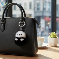 Mini Faux Fur Panda Keychain Cute Bag Phone Accessory Gifts For Friend Family Colleague