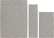 Garland Rug Classic Berber Area Rug Set, Floor Mat, 3-Piece (4 ft. 11 in x 7 ft, 3'x4', 2' x 5'), Ea