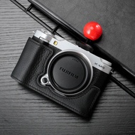 Genuine Leather XM5 Camera Case Half Body Handmade Bag For Fujifilm XM5
