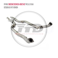 HMD Exhaust System High Flow Performance Downpipe for Mercedes Benz AMG E63 W212 With Heat Shield