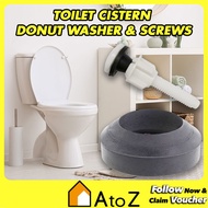 Toilet Flush Valve Donut Sponge Washer Flush Cistern Screw Toilet Bowl Accessories Flushing Parts Al