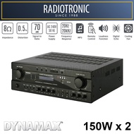 DYNAMAX DK150 150W x 2 (8 ohm) Professional Karaoke Amplifier