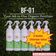 [6 Bottles] BF-01 All-in-One Liquid Organic Fertilizer (All-in-one Gardening Solution)