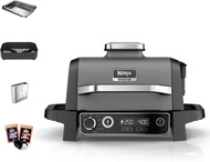 Ninja Woodfire Electric BBQ Grill & Smoker เตาย่างเอนกประสงสงค์กลางแจ้ง 7-in-1 Outdoor Grill & Air F