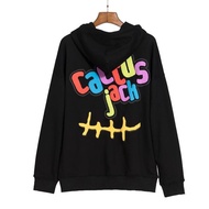 Travis Scott Cactus Jack new colorful foam letters long-sleeved hoodie