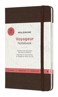 MOLESKINE - Voyageur 旅人筆記本 中型 咖啡棕 (11.5 x 18 CM)